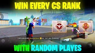 How To Win Every CS Rank With Random Players | Clash Squad Ranked Tips and Tricks | Free Fire