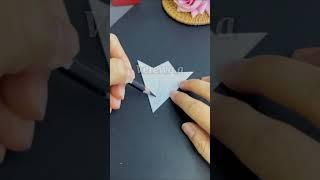 Как вырезать снежинку #рекомендации #подпишись
