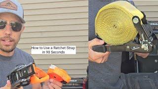 How to use a ratchet strap