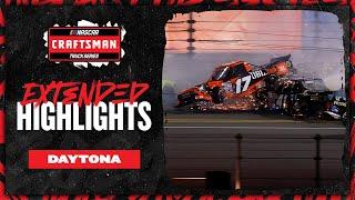 Wild racing, wilder finish at Daytona: NASCAR Craftsman Truck Series Extended Highlights