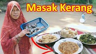 masak kerang saus padang hasil panen di kolam ikan l hidup di desa l vlog mbak retno