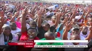 Edward Lowassa holds a massive rally in Tanzania ahead of the October polls