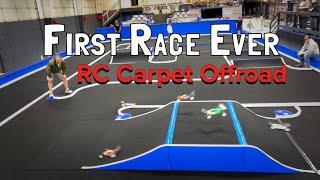 First Ever Race on our new Offroad RC Carpet Track!