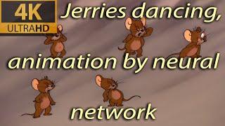 "Tom and Jerry" - Jerries dancing, Stable Diffusion neural network animation in 4K resolution