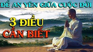 ĐỂ AN YÊN GIỮA CUỘC ĐỜI - Thiền Đạo