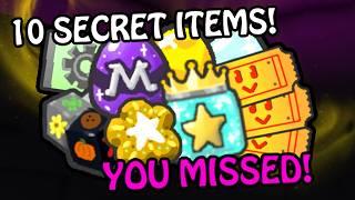 10 Secret Items YOU MISSED In Bee Swarm Simulator...