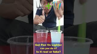 real or fake testing | transfer water to another | simple experiment || #funny #experiment #shorts