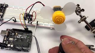 Joystick control DC motor use Arduino