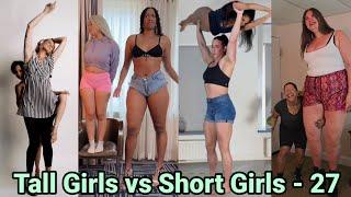 Tall Girls vs Short Girls - 27 | tall girlfriend short girlfriend | tall woman lift carry