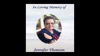 Cremation Service for Jennifer Daphne Thomson