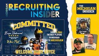 Bryce Underwood FLIPS to Michigan - LIVE reaction (I told yall there would be fireworks)