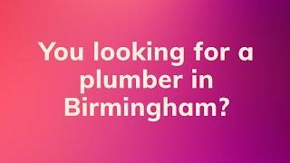 24 Hour Plumbers in Birmingham Michigan