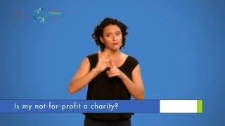 Australian Charities and Not-for-profits Commission - Auslan video