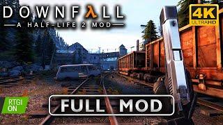〈4K〉DownFall with RTGI & 4K MMOD - FULL GAME Walkthrough - No Commentary GamePlay - Half Life 2 Mod