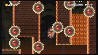 "Super Meat Bros. Hard Version!" (Mario Maker - Wii U)