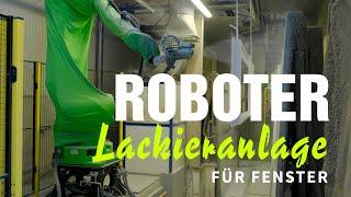 Range + Heine Roboter-Lackieranlage in der Produktion von Actual