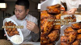 How to Make Southeast Asian Air Fryer Chicken Wings | Lemon Grass | Gai Tod Vietnamese Food Recipes