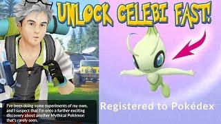 UNLOCK CELEBI QUICKLY!! Fast RESEARCH GUIDE for CELEBI in Pokemon Go