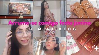 pintei o cabelo +maquiagem +look +mini vlog ‍‍