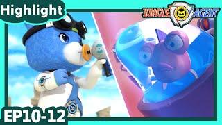 【Jungle Agent Highlight】10-12 Compilation | Power Heroes | Robot | Kids Cartoon | Rescue | Toys