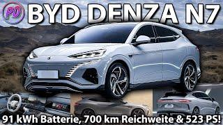 BYD Denza N7 - 91 kWh, 700km Reichweite & bis zu 523 PS!