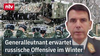 Ukraine in Bedrängnis: Generalleutnant erwartet russische Offensive im Winter | ntv