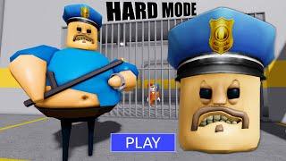 BIG HEAD BARRY'S PRISON RUN! - HARD MODE Obby Walkthrough FULL GAME #Roblox