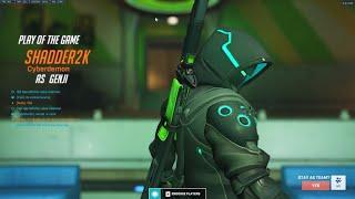 Overwatch 2 Tryhard Top Ranked Genji Gameplay By Genji God Shadder2k