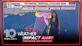 Tracking the Tropics: Hurricane, storm surge watch issued for parts of Florida Gulf Coast