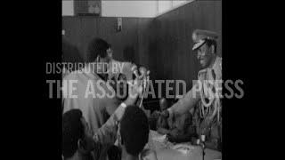 Maj. General Gowon Accepts The Official Surrender Of Biafra From Maj. General Efiong | January 1970