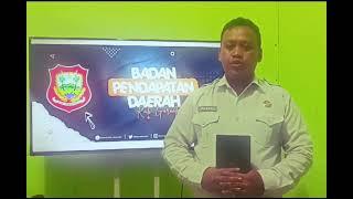 Dukungan Kabid Pajak Daerah dan Retribusi Daerah Badan Pendapatan Daerah Kabupaten Gorontalo