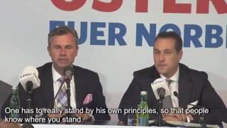 [English subtitles] Norbert Hofer, Part 7: hopes for the future. 5/24/2016