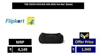 THE CROSS HUB BLK A06 XXXL Pet Bed  black