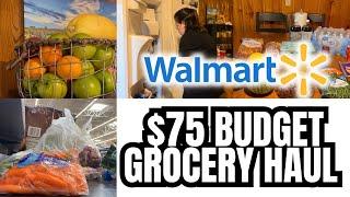 $75 Grocery Budget + Haul || Grocery Shopping On A BUDGET