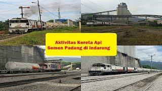 Aktivitas Kereta Api Semen Padang di Indarung