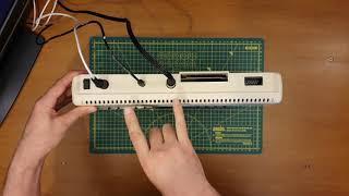 Atari 800XL - Video cables & the back of a TV - QuickVid