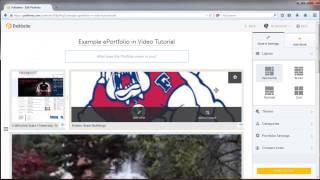 How to add work to ePortfolio from YouTube