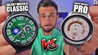 DURA VERDAD!SAMSUNG GALAXY WATCH 6 CLASSIC vs WATCH 5 PRO