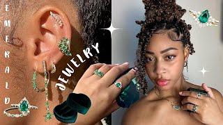 MY EMERALD JEWELRY COLLECTION ~  How to Buy AFFORDABLE Custom Jewelry ft. (Molly Jewelry)