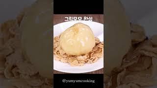 시원바삭새콤달콤 그릭모모 Greek Momo, Peach Yogurt Dessert