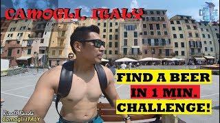 FIND A BEER IN ONE MINUTE CHALLENGE! (Camogli ITALY) - Rinell Banda