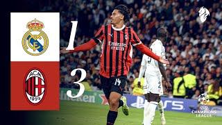 𝐀 𝐃𝐑𝐄𝐀𝐌 night at the Bernabéu | Real Madrid 1-3 AC Milan | Highlights #ChampionsLeague