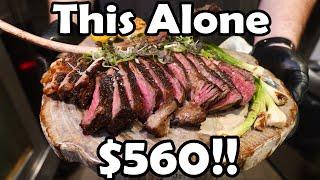 My Crazy $1200 STEAK Dinner at Alexander's Steakhouse!