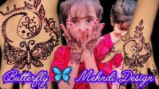 Butterfly  kids mehndi design || Beautiful & stunning Butterfly kids mehndi by annus mehndi