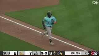 Troy Johnston CRANKS a Two-Run Triple! | Miami Marlins Prospect | 6/21/2023