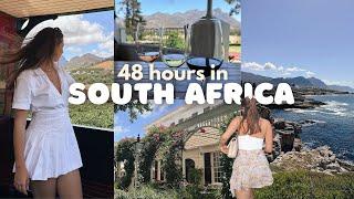 48 hours in South Africa  wine tasting in franschoek!