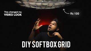 This DIY changed my entire video look  | DIY softbox grid