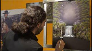 The Painting Delight Show Season 1 Episode 9 '' Purple Waterfall''