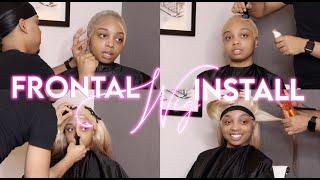 FRONTAL WIG INSTALL  | REVERSE OMBRE: 613 HAIR | BEGINNER FRIENDLY | IAM DEECOMBS