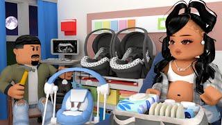 MY PREGNANT NIGHT ROUTINE ON BED REST!! *PREPARING FOR THE TWINS!!* | Bloxburg Family Roleplay